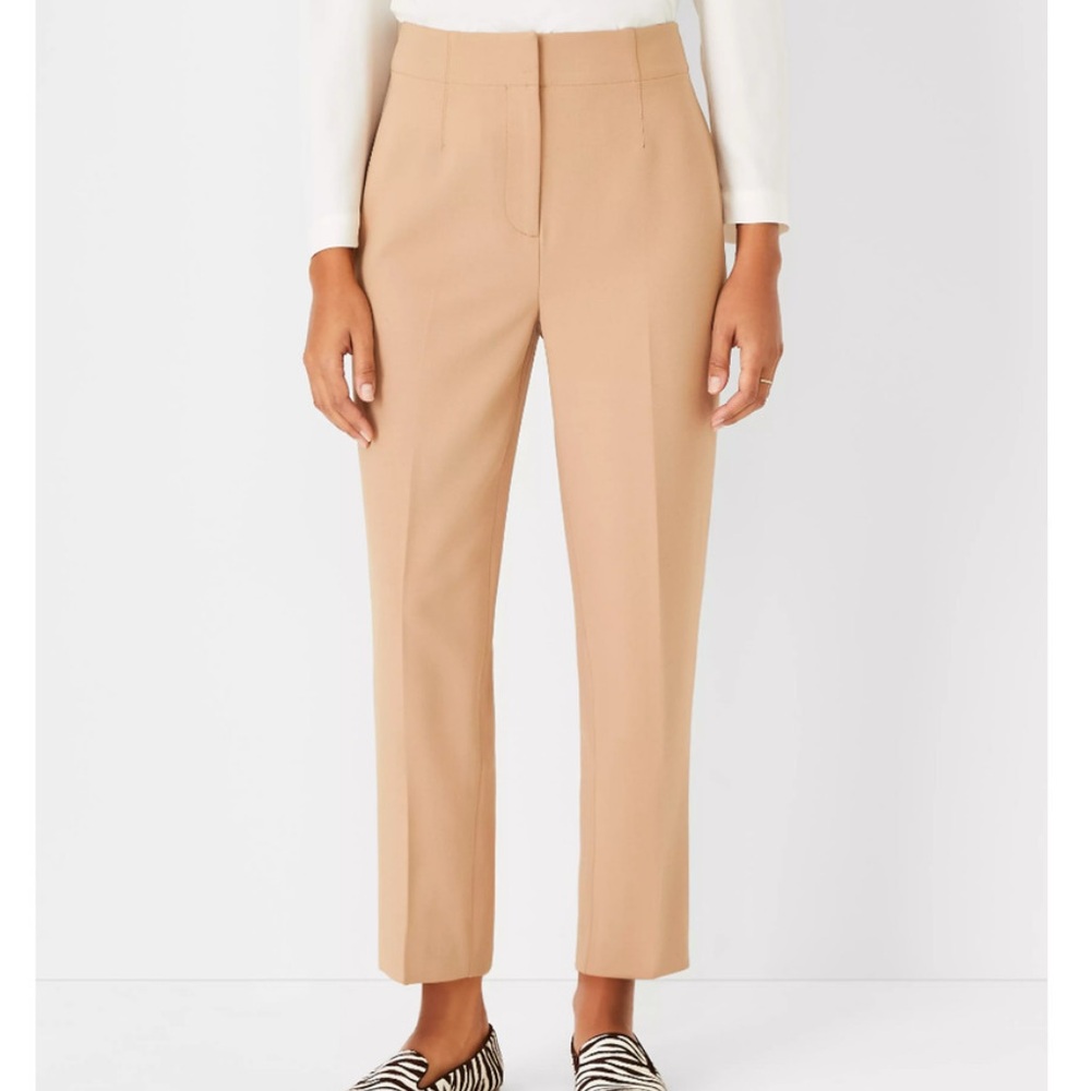Ann Taylor Tan Women's Ankle Trousers